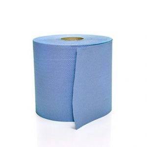Blue Centre Feed Paper  Rolls Towels x 6 